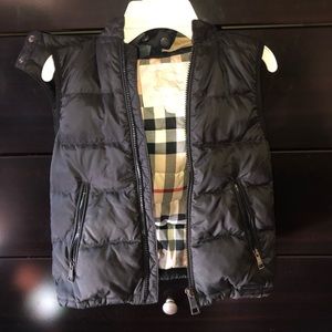 Burberry black vest